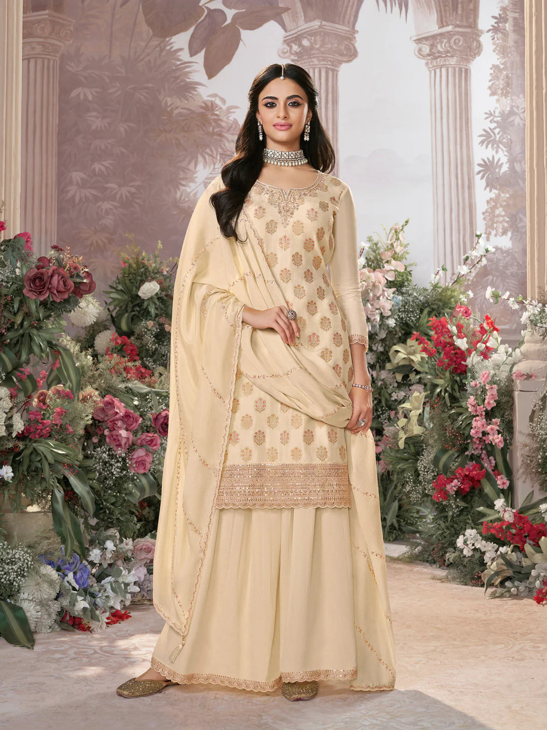 Esha Palazzo Suit - Roop Darshan