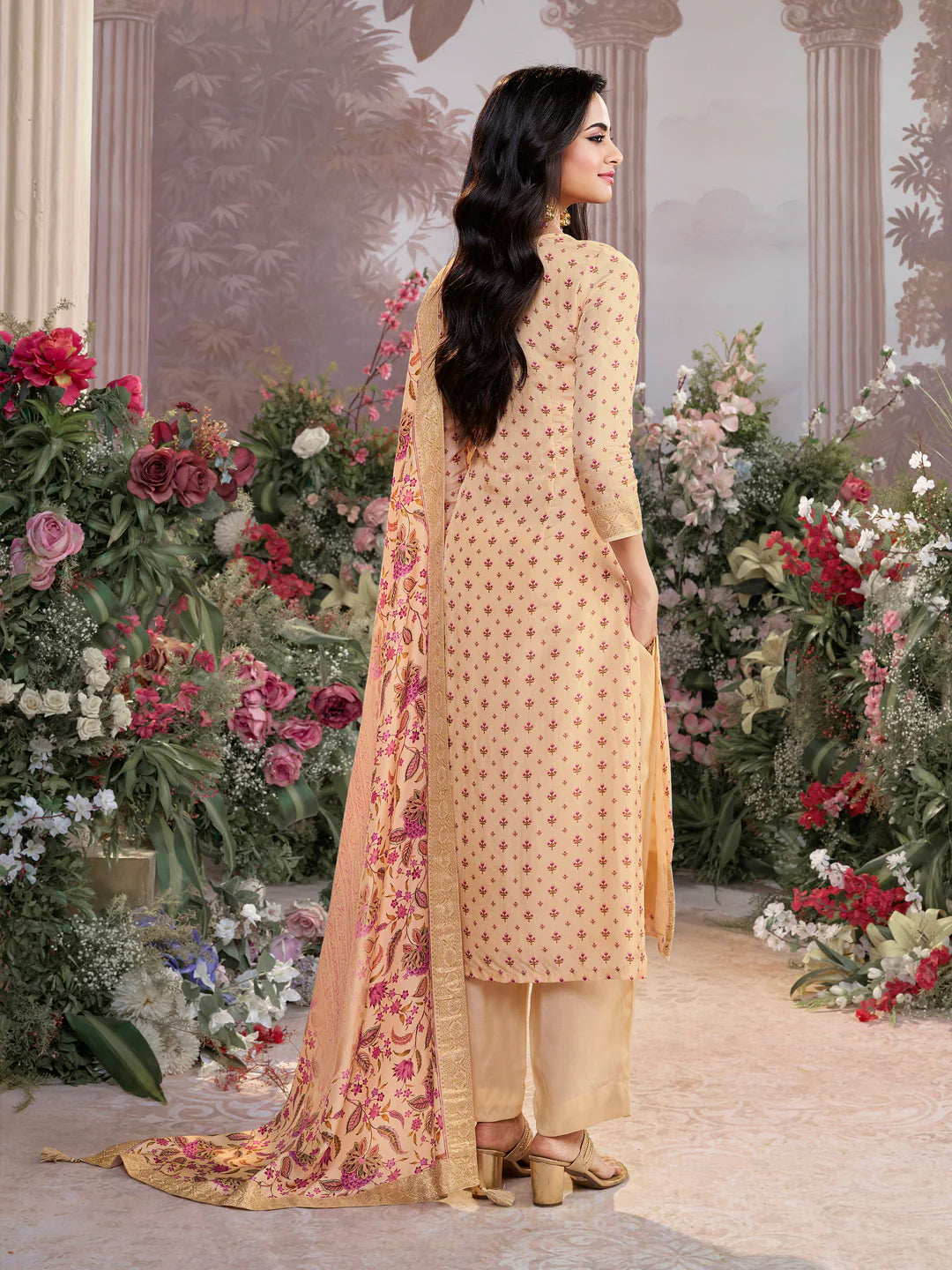 Amaira Straight Suit - Roop Darshan