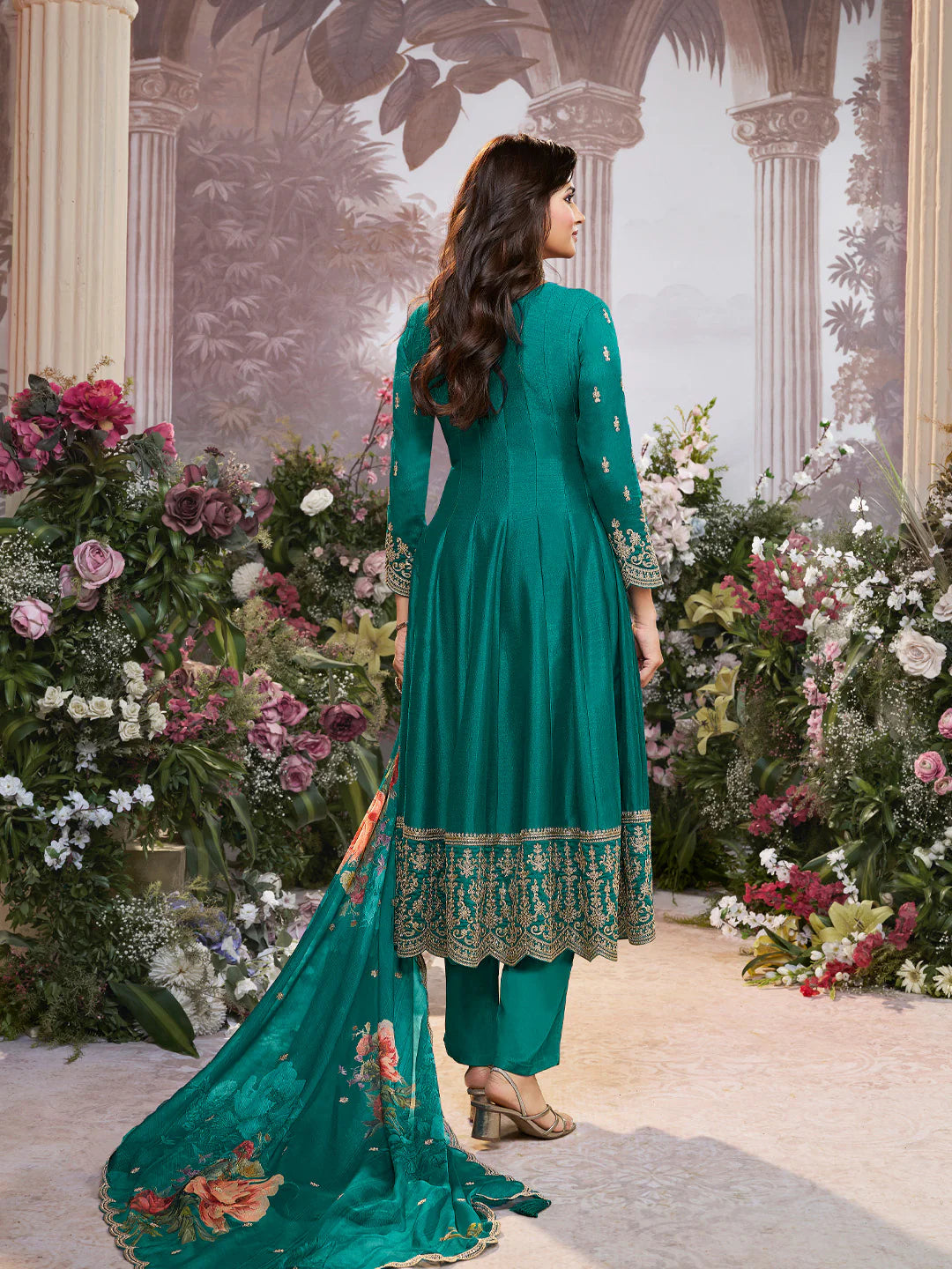 Heena Flair Suit - Roop Darshan