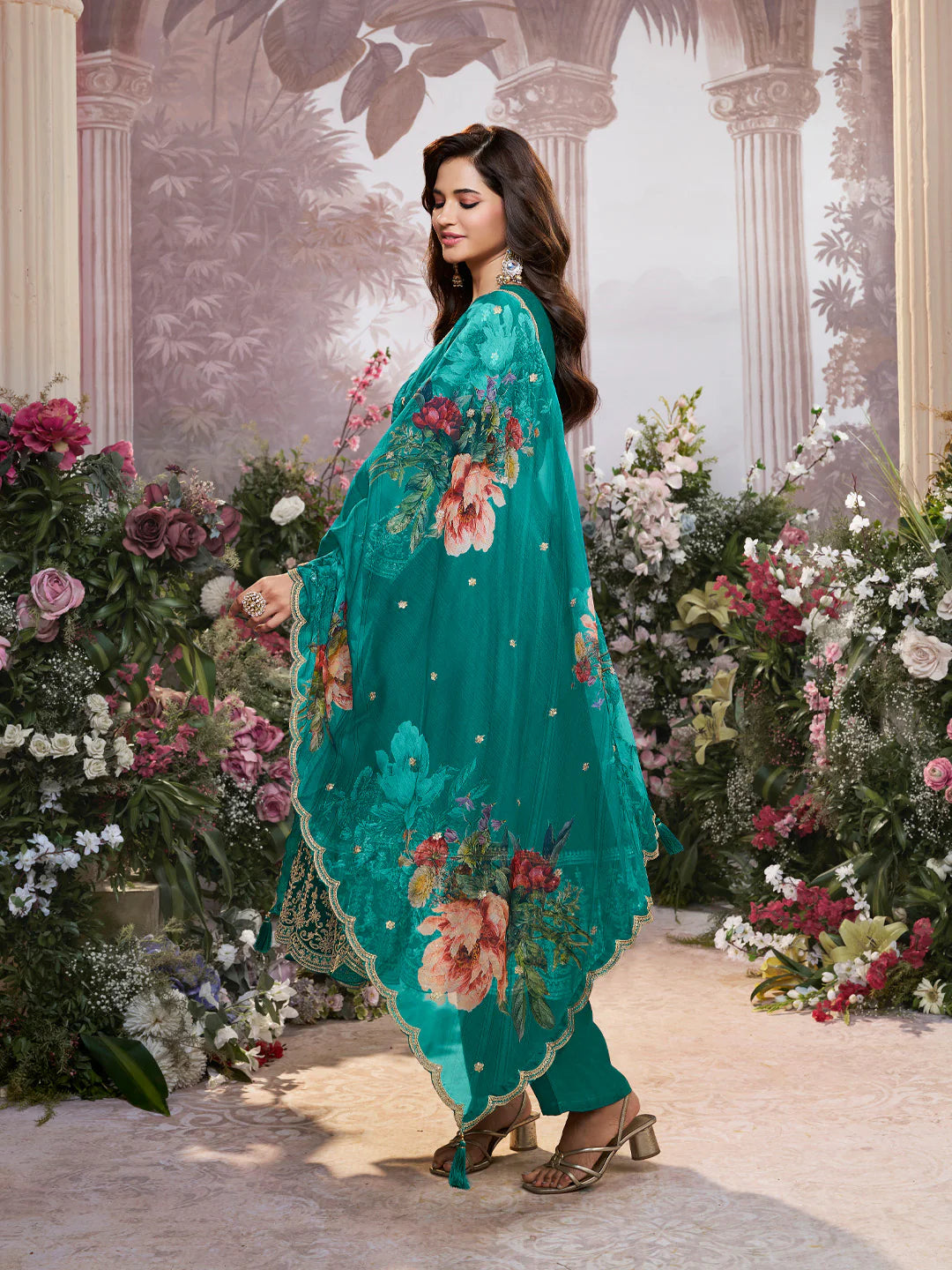 Heena Flair Suit - Roop Darshan