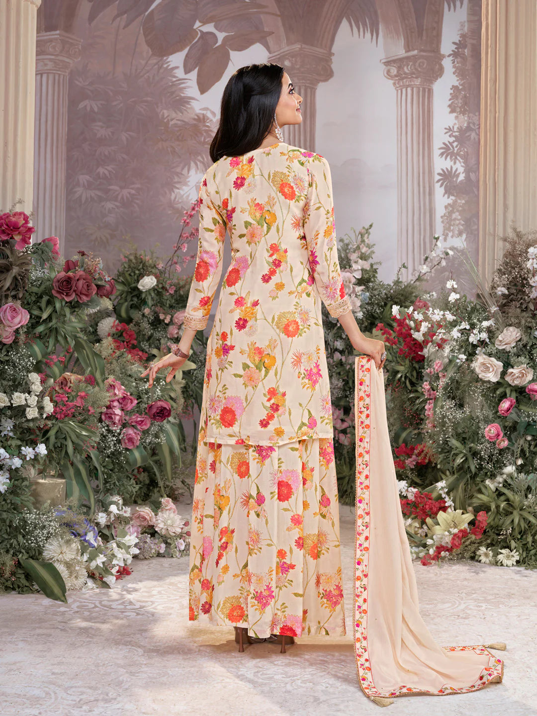 Rehana Palazzo Suit - Roop Darshan