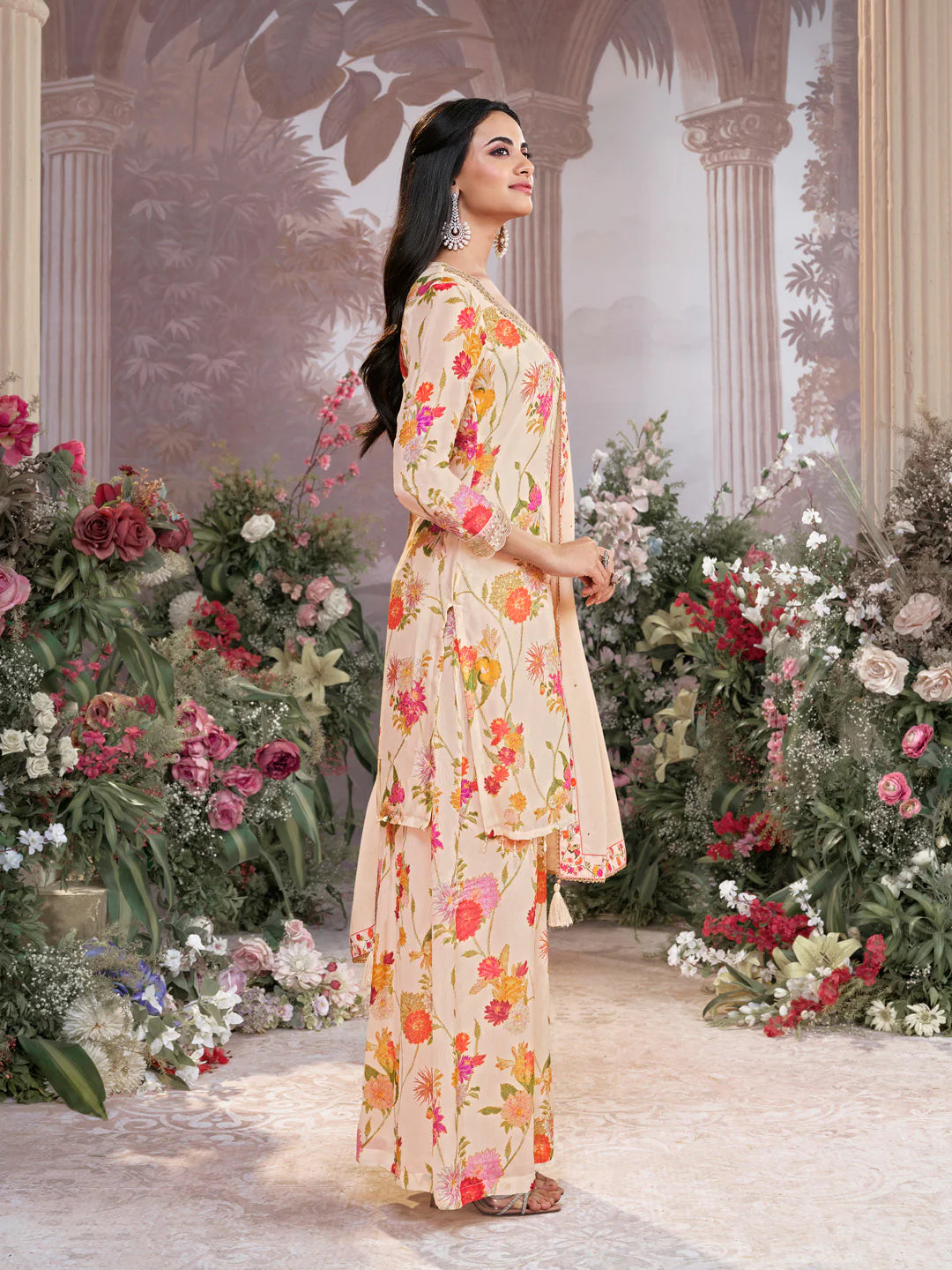 Rehana Palazzo Suit - Roop Darshan