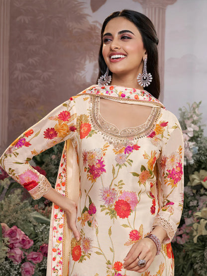 Rehana Palazzo Suit - Roop Darshan