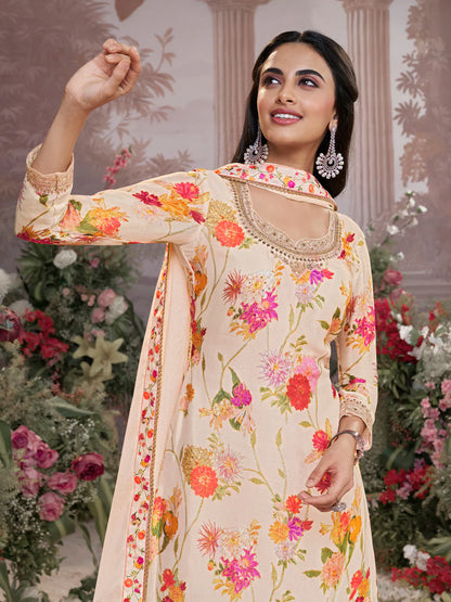 Rehana Palazzo Suit - Roop Darshan