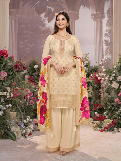 Tishka Palazzo Suit - Roop Darshan