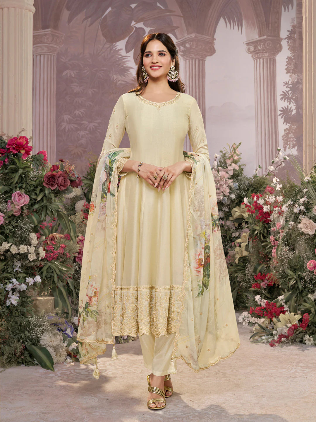 Tanisha Flair Suit - Roop Darshan