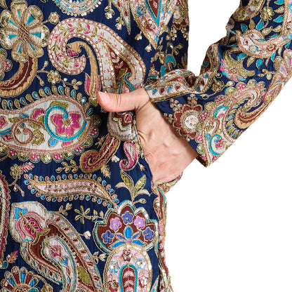 Silk Zari Kurta Set