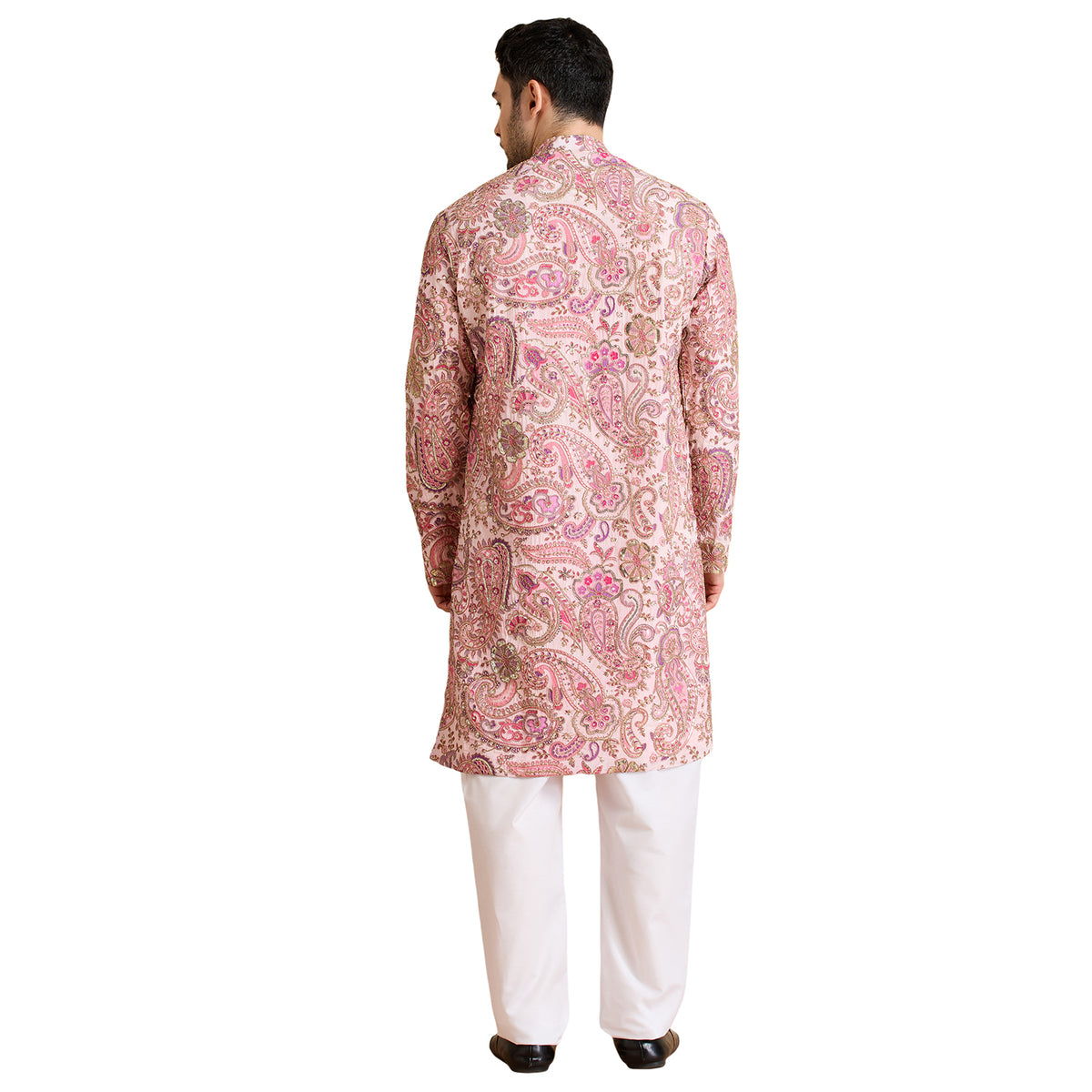 Silk Zari Kurta Set