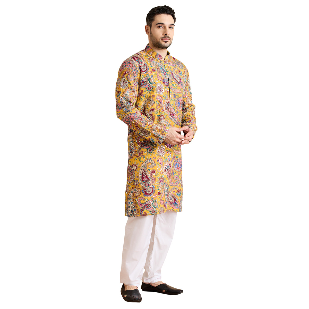 Silk Zari Kurta Set