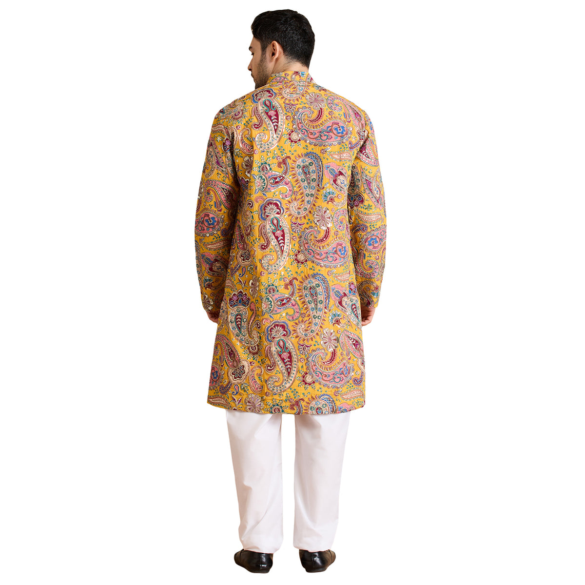 Silk Zari Kurta Set