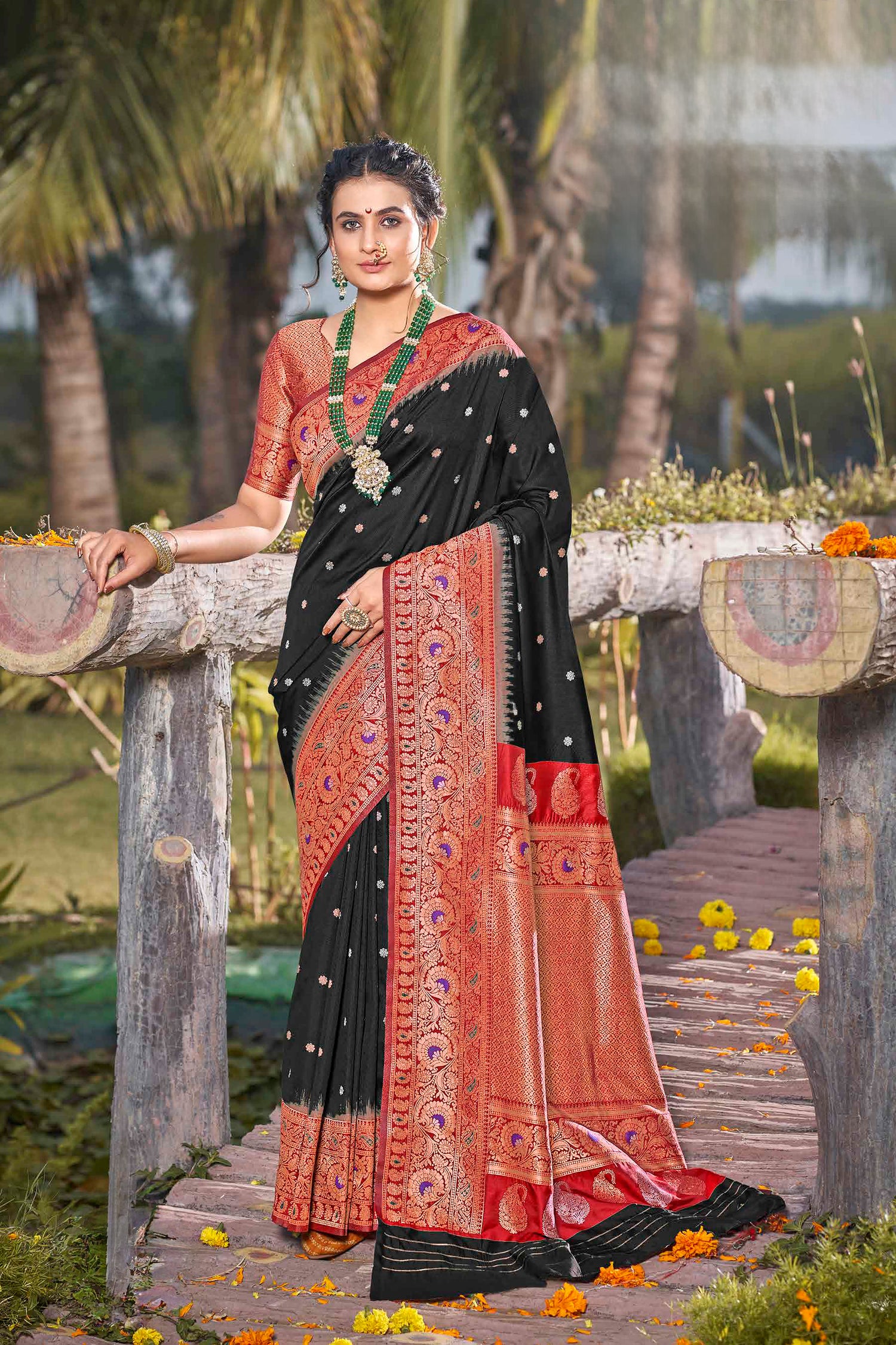 Nehal Weaving Silk Saree