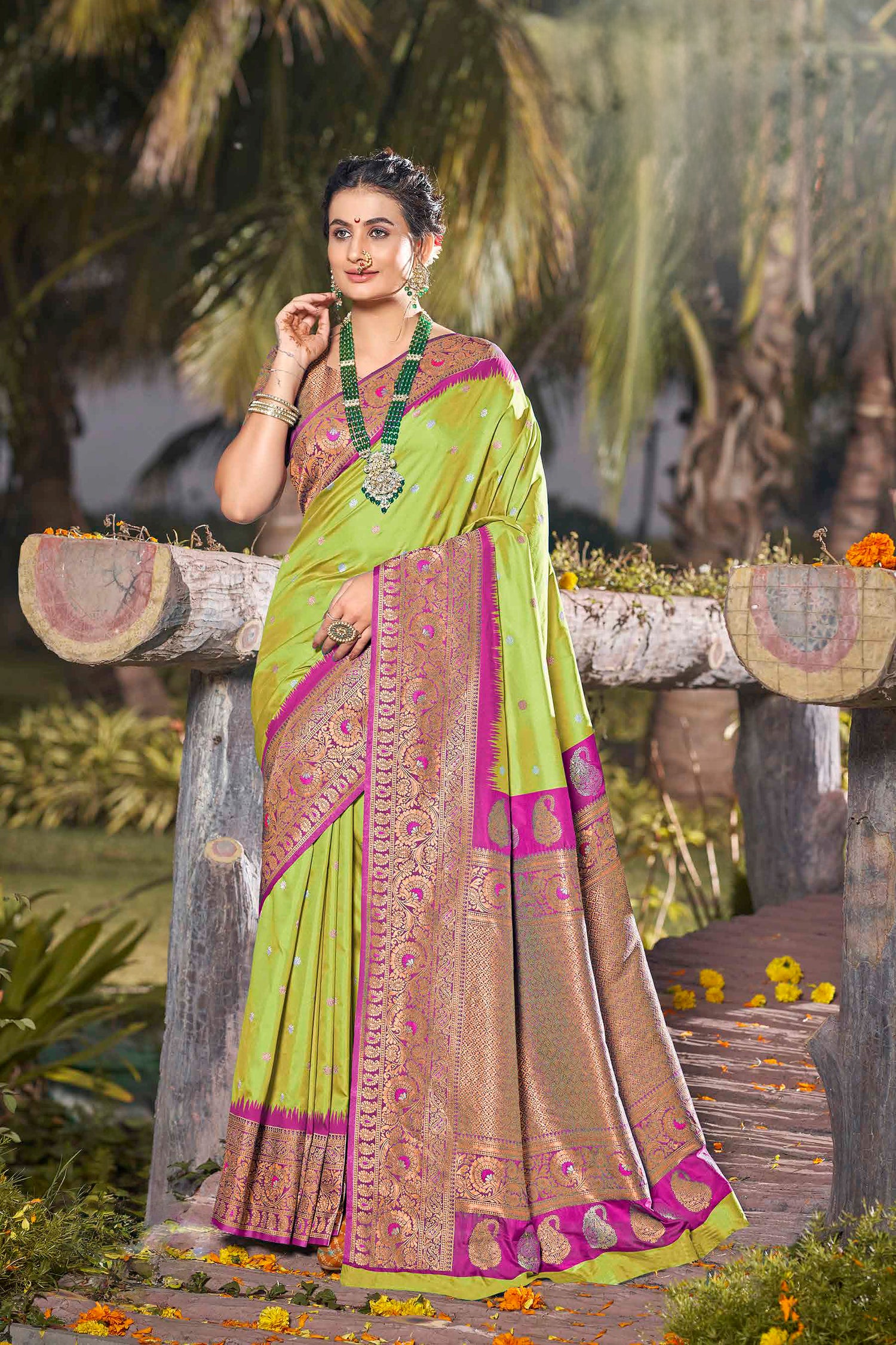 Nehal Weaving Silk Saree