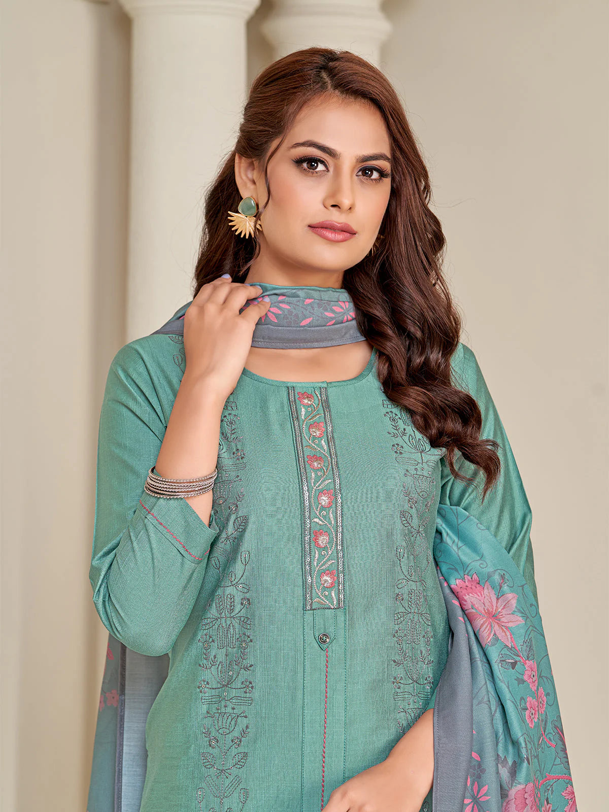 Hazel Kamiz &amp; Pant - Roop Darshan