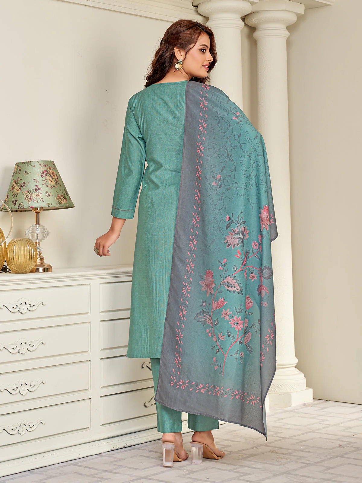 Hazel Kamiz &amp; Pant - Roop Darshan