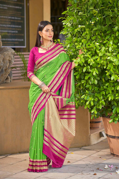Kanika Weaving Silk Saree - Roop Darshan