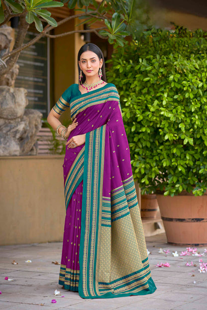 Kanika Weaving Silk Saree - Roop Darshan