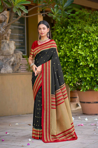 Kanika Weaving Silk Saree - Roop Darshan