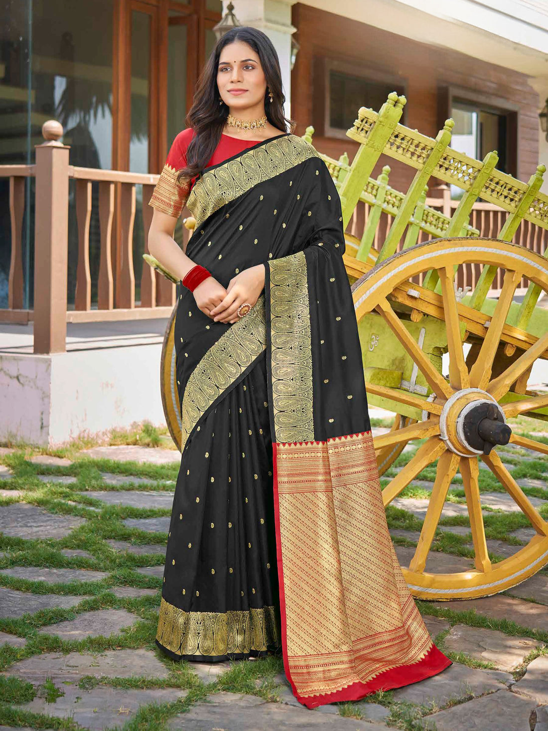 Bhavna Weaving Silk Saree - Roop Darshan