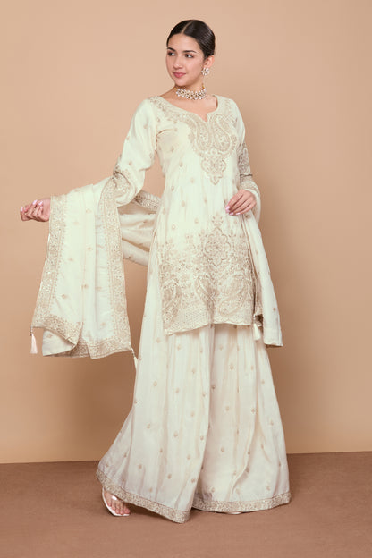 Aditi Palazzo Suit - Roop Darshan