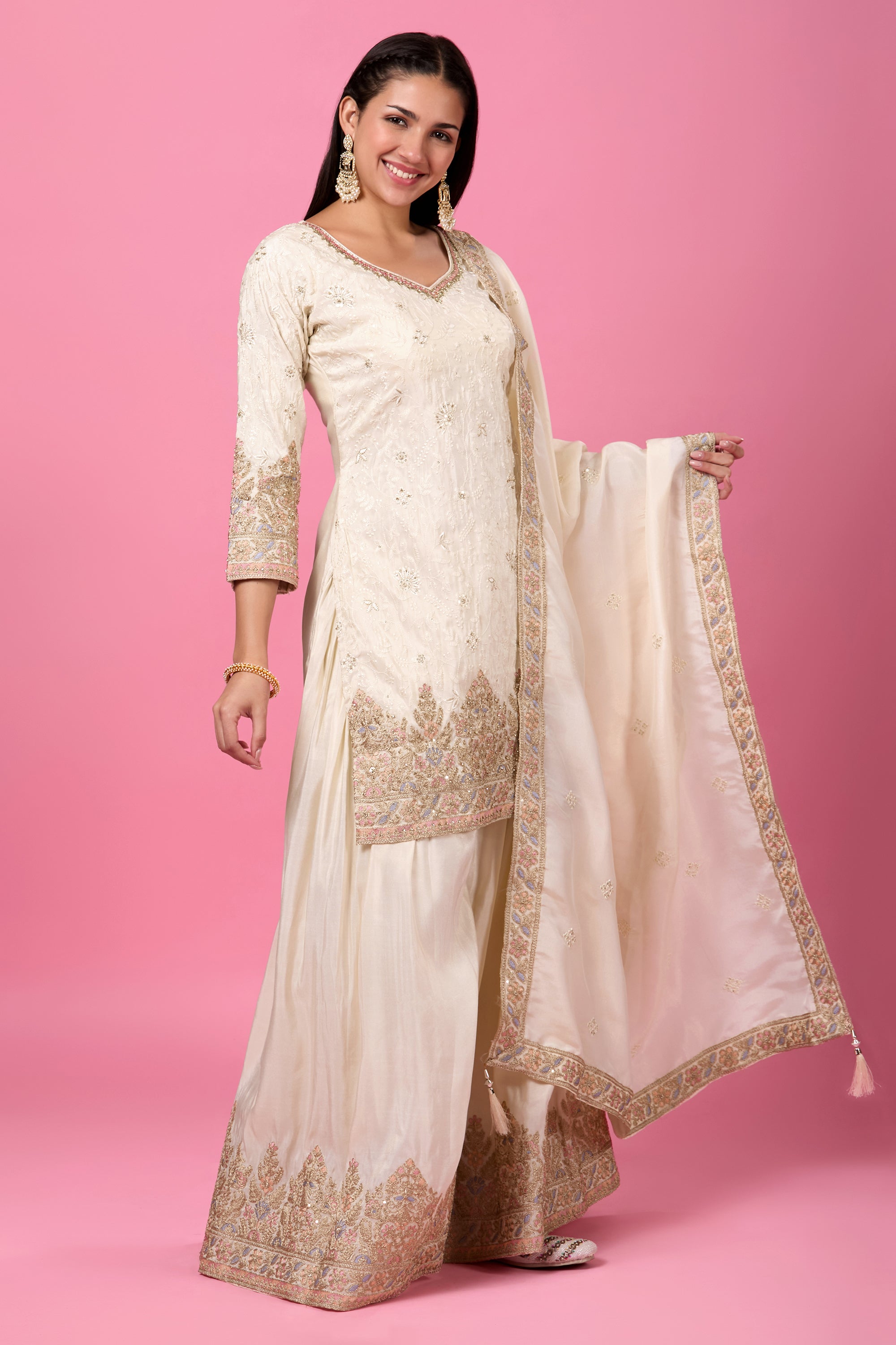 Aarohi Palazzo Suit - Roop Darshan