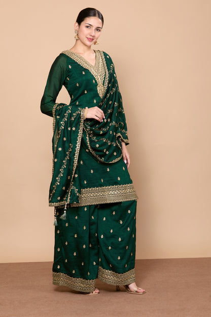 Rajeshri Palazzo Suit - Roop Darshan