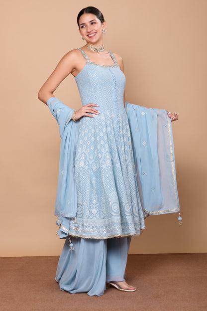 Falak Flair Plazzo Suit - Roop Darshan
