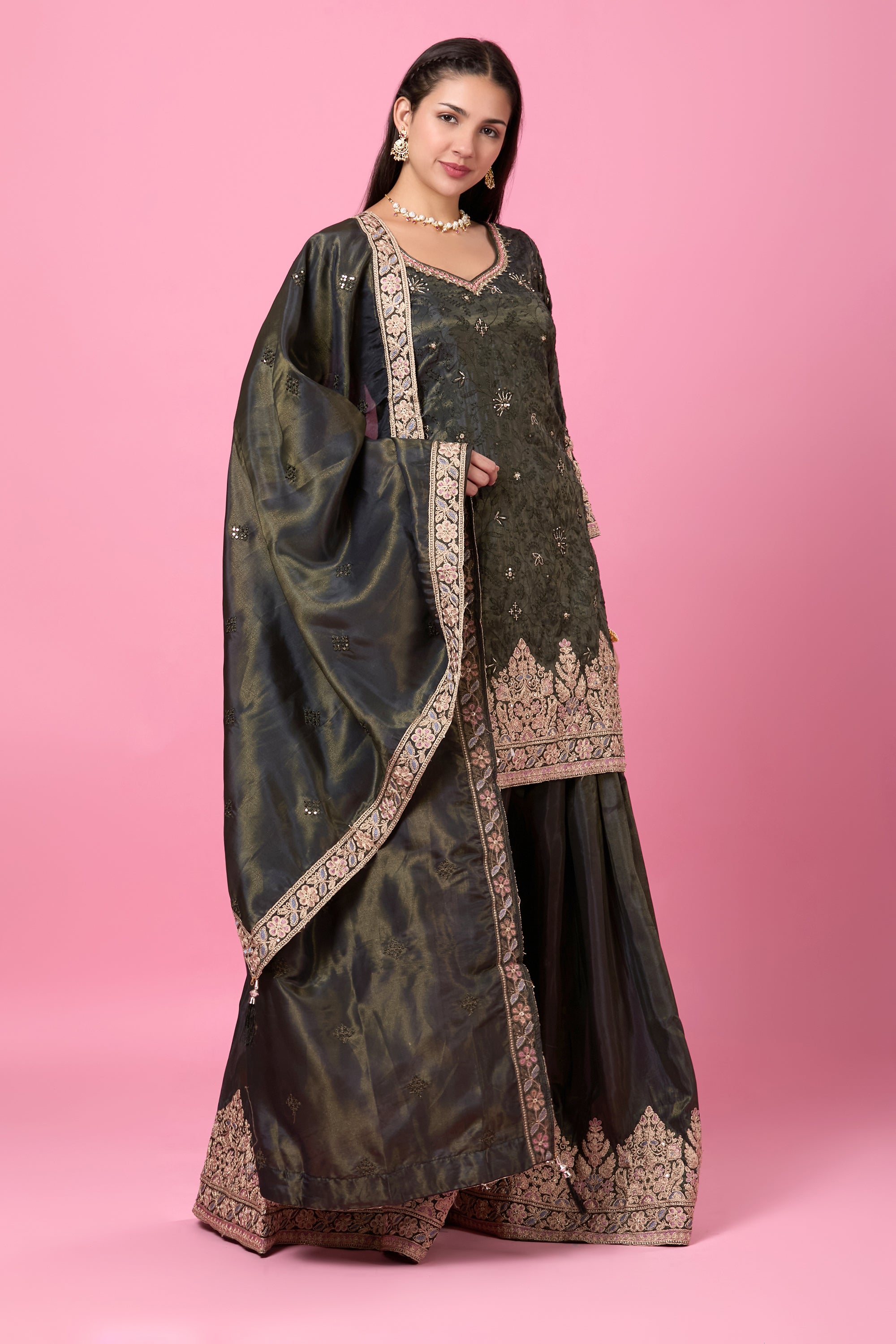 Aarohi Palazzo Suit - Roop Darshan