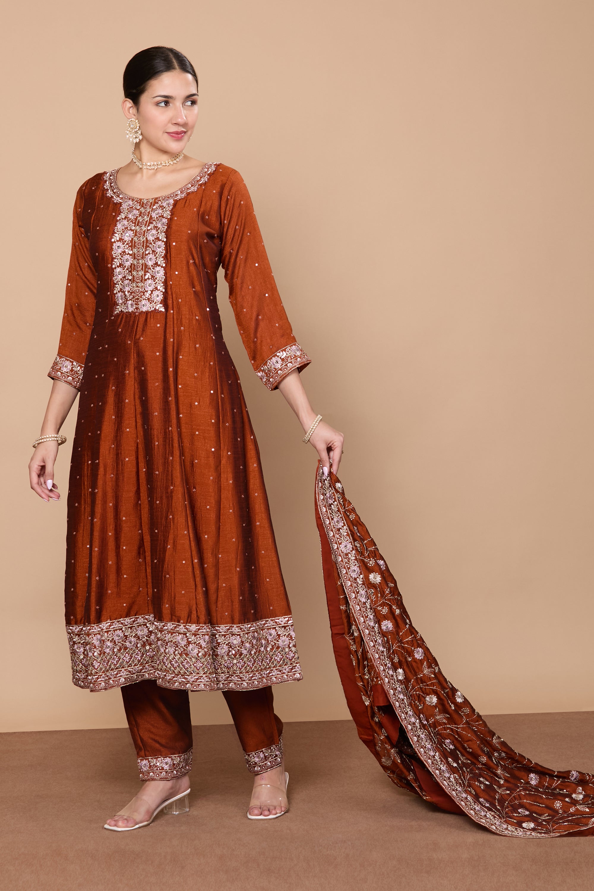 Aarna Flair Kamiz &amp; Pant - Roop Darshan