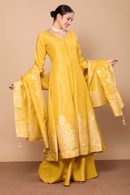 Falguni Flair Palazzo Suit - Roop Darshan
