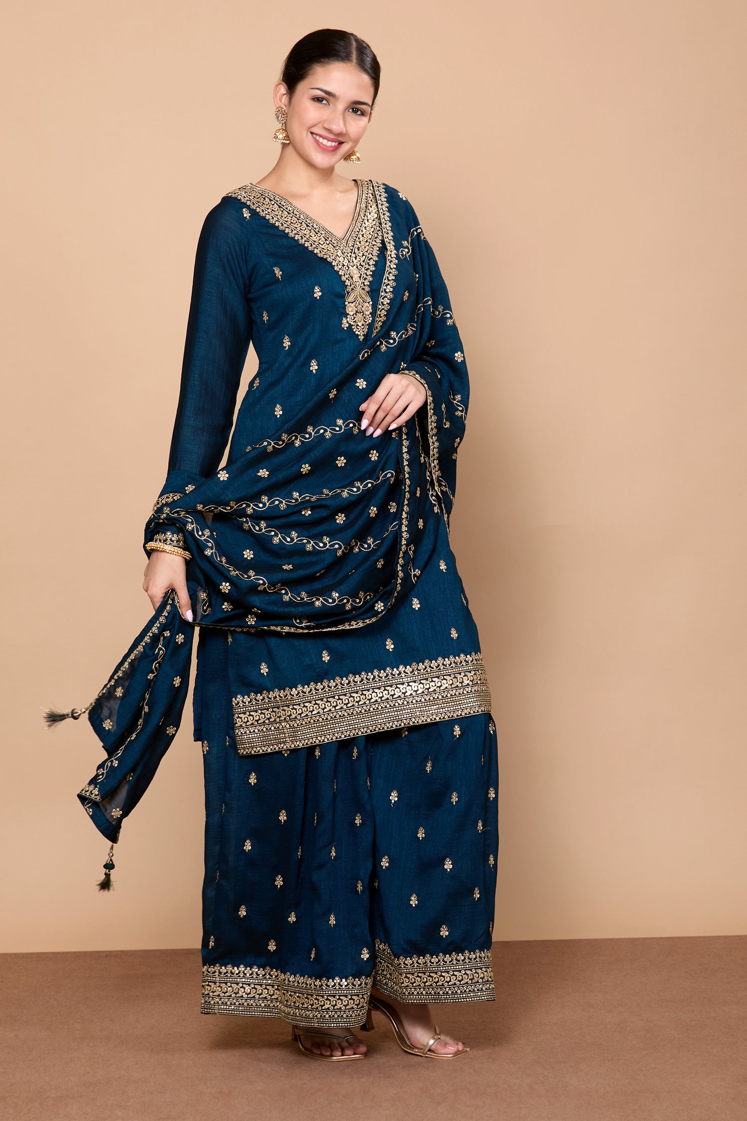 Rajeshri Palazzo Suit - Roop Darshan