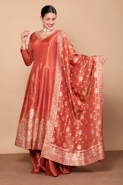 Falguni Flair Palazzo Suit - Roop Darshan