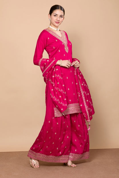 Rajeshri Palazzo Suit - Roop Darshan