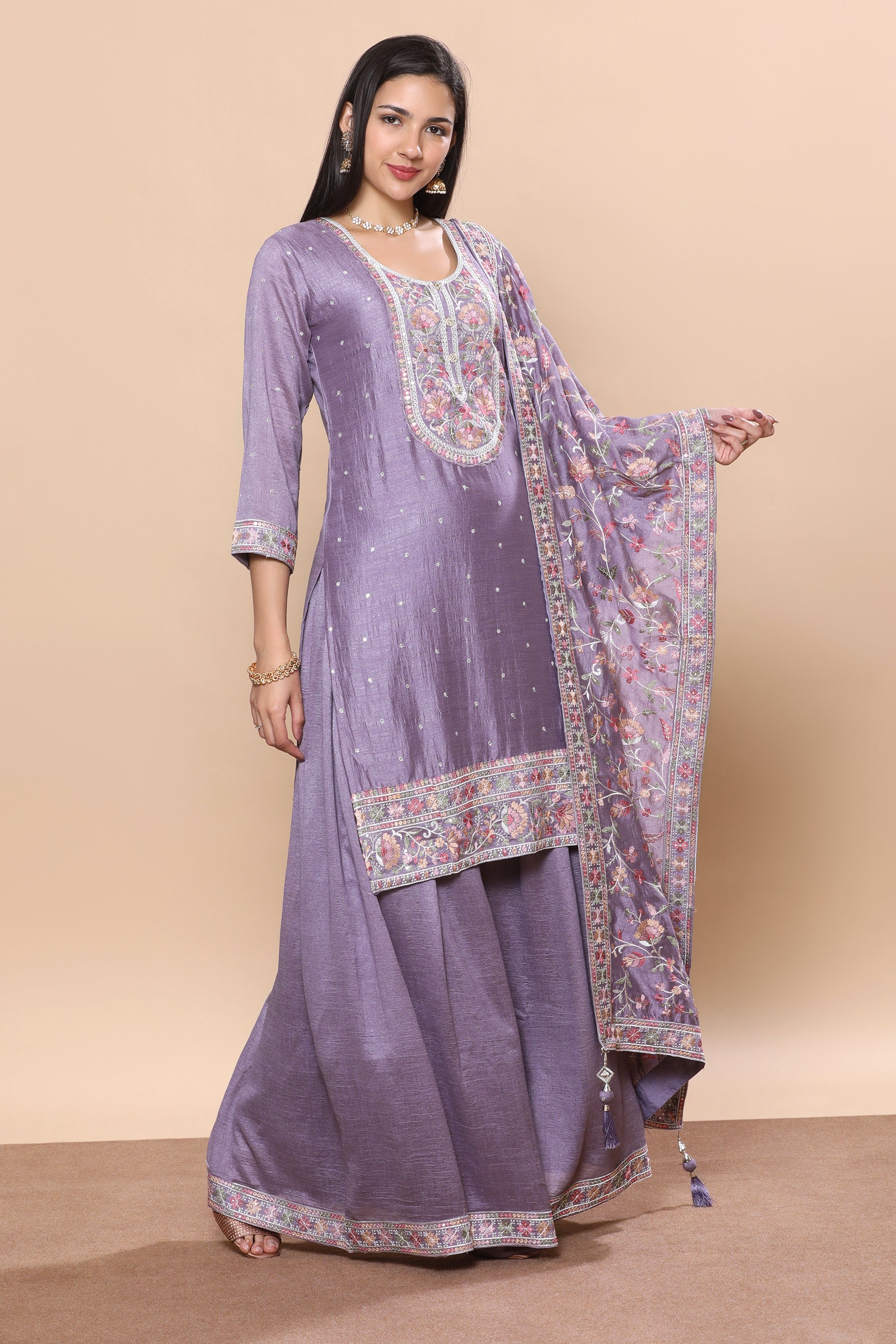 Deepali Palazzo Suit - Roop Darshan