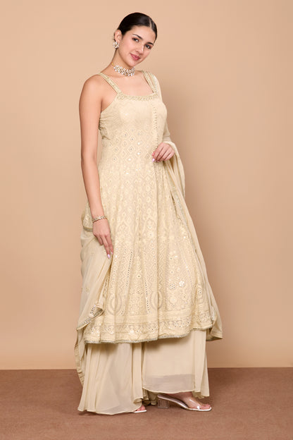 Falak Flair Plazzo Suit - Roop Darshan