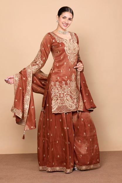 Aditi Palazzo Suit - Roop Darshan