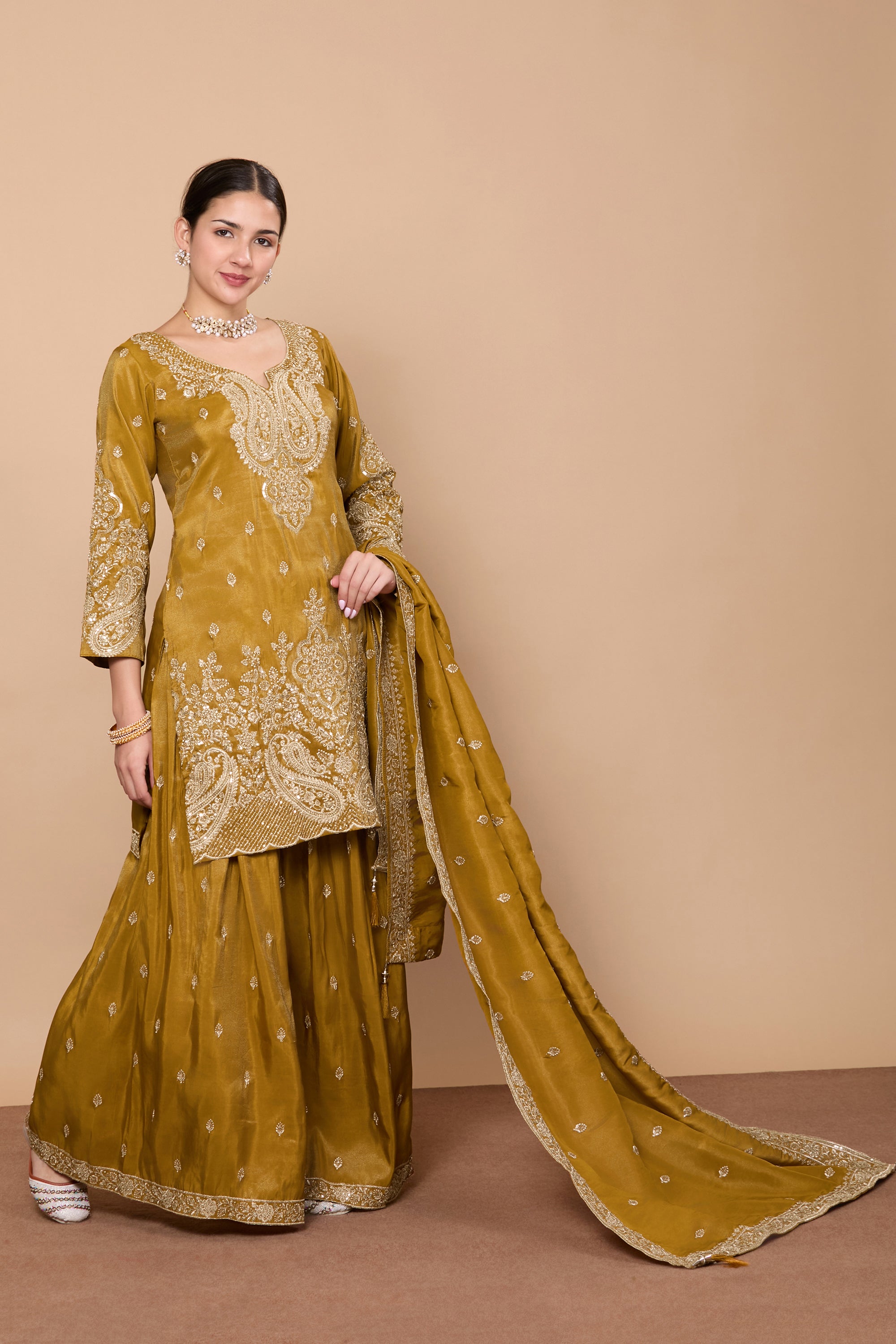 Aditi Palazzo Suit - Roop Darshan