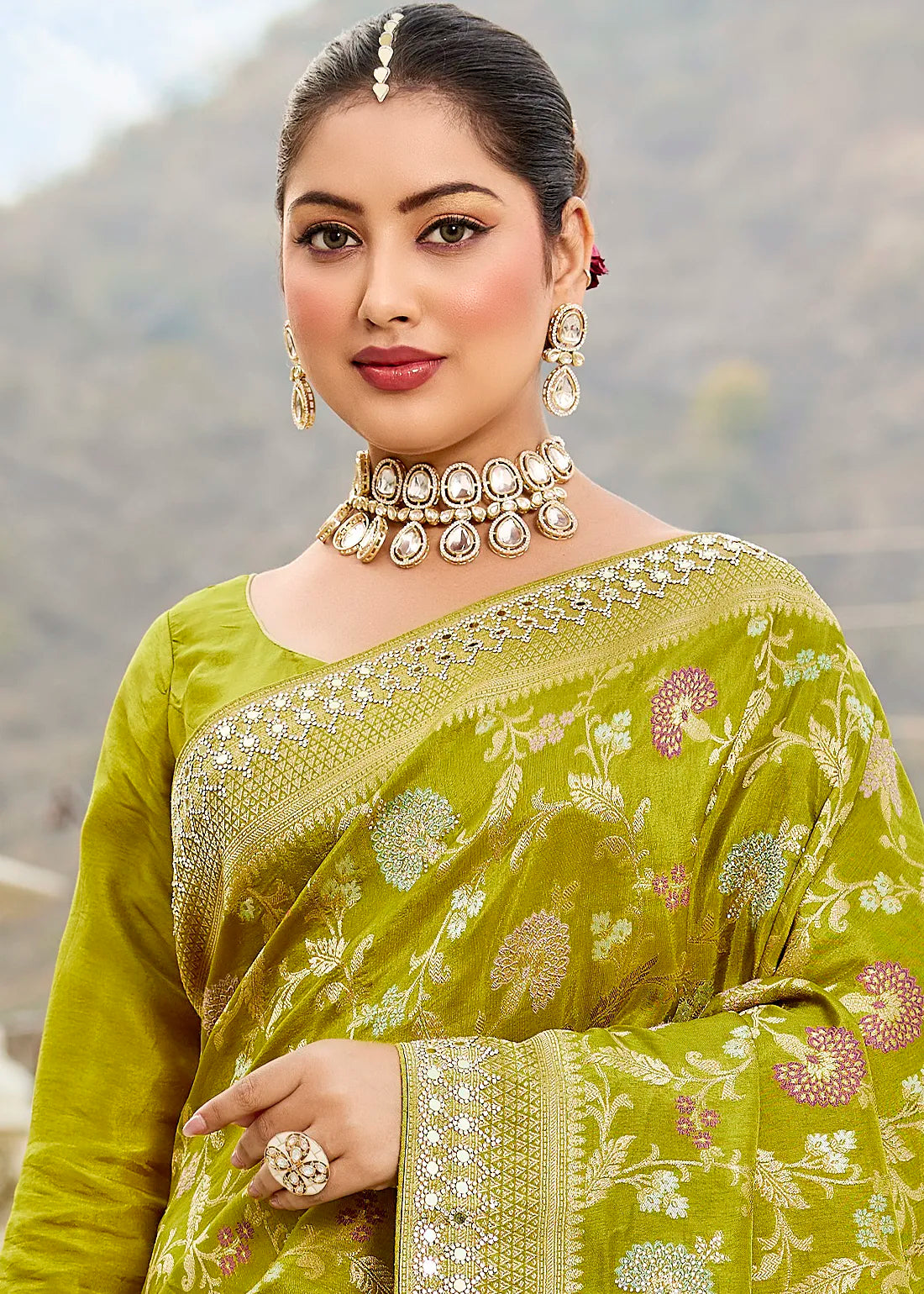 Amoli Silk Choli Saree