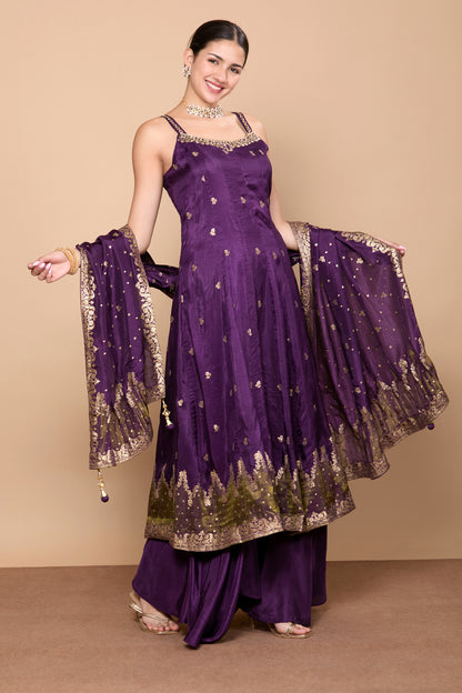 Fara Palazzo Suit - Roop Darshan