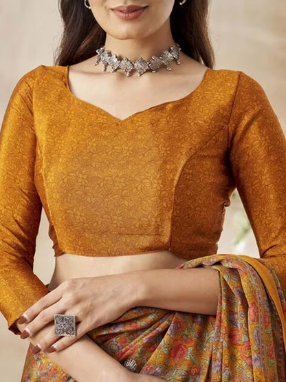 Pooja Silk Printed Saree