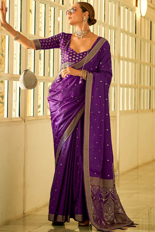 Kriti Weaving Silk Saree - Roop Darshan