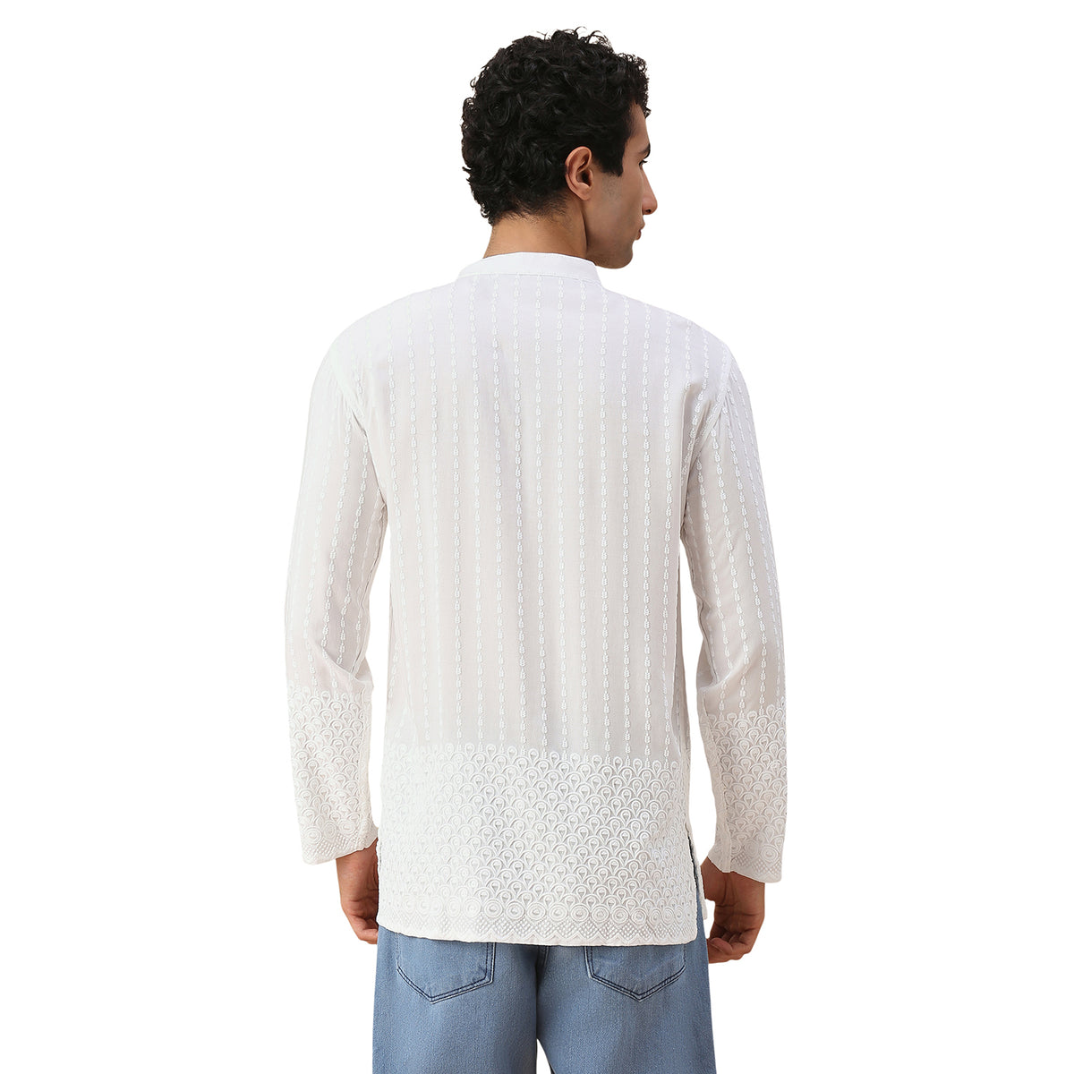 Amol Chikankari Short Kurta