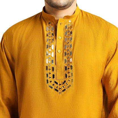 Silk Embroidery Short Kurti