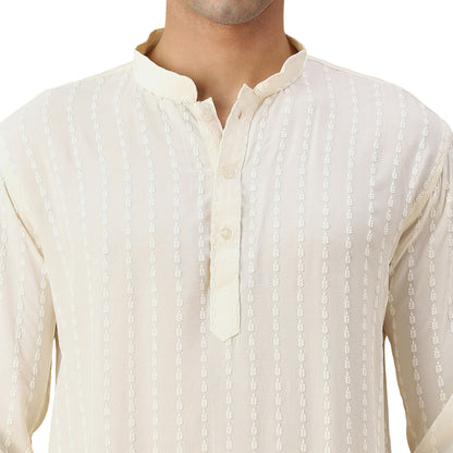 Amol Chikankari Short Kurta