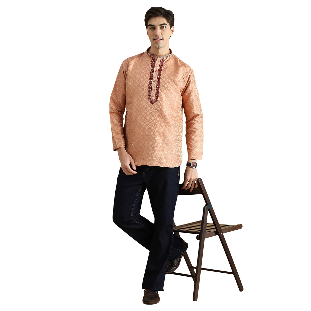 Megh Silk Short Kurti