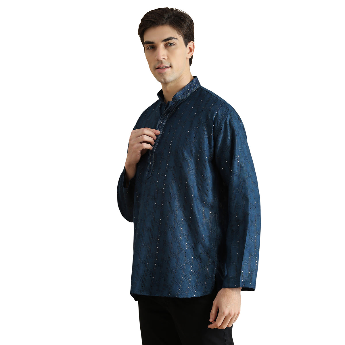 Zaid Silk Short Kurta