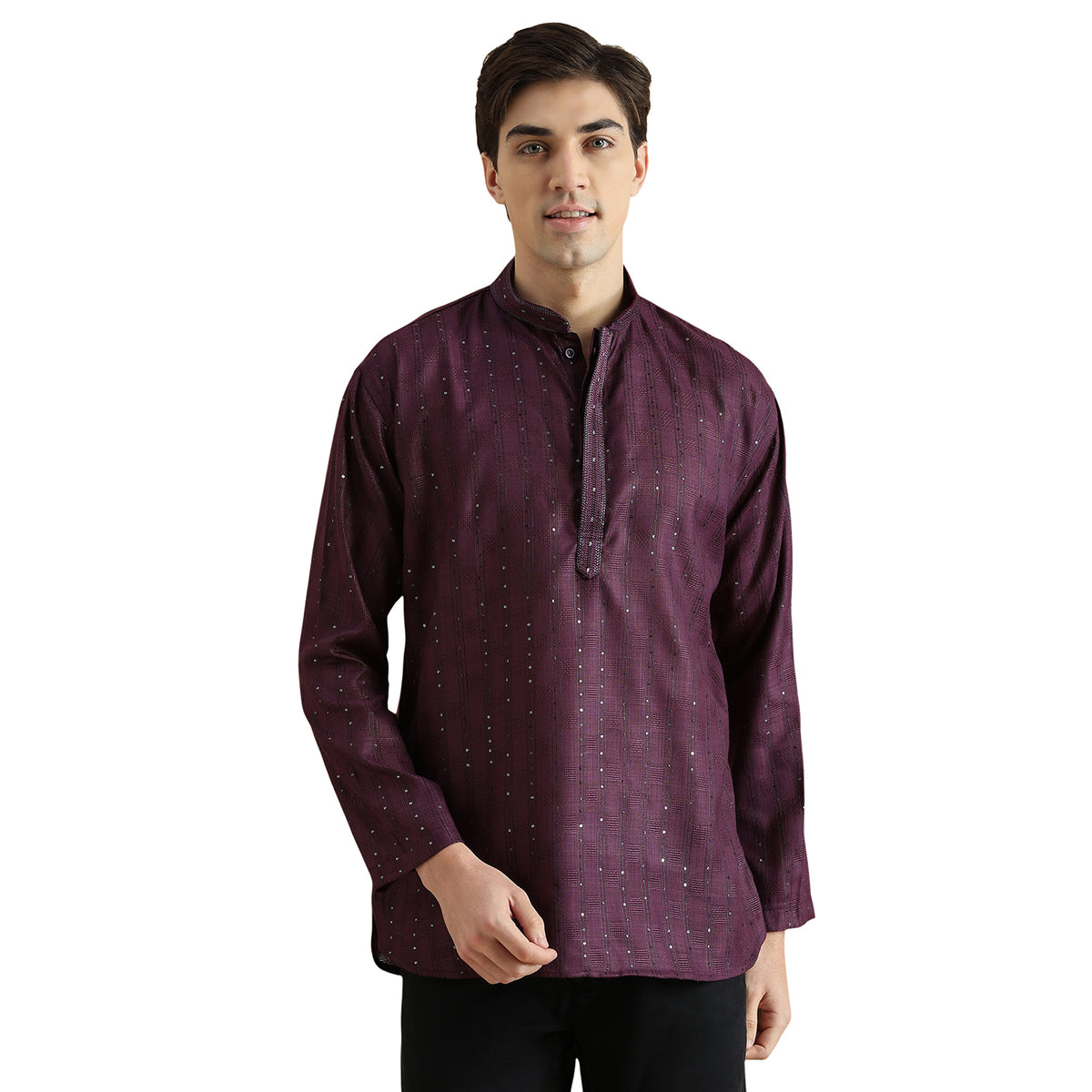 Zaid Silk Short Kurta