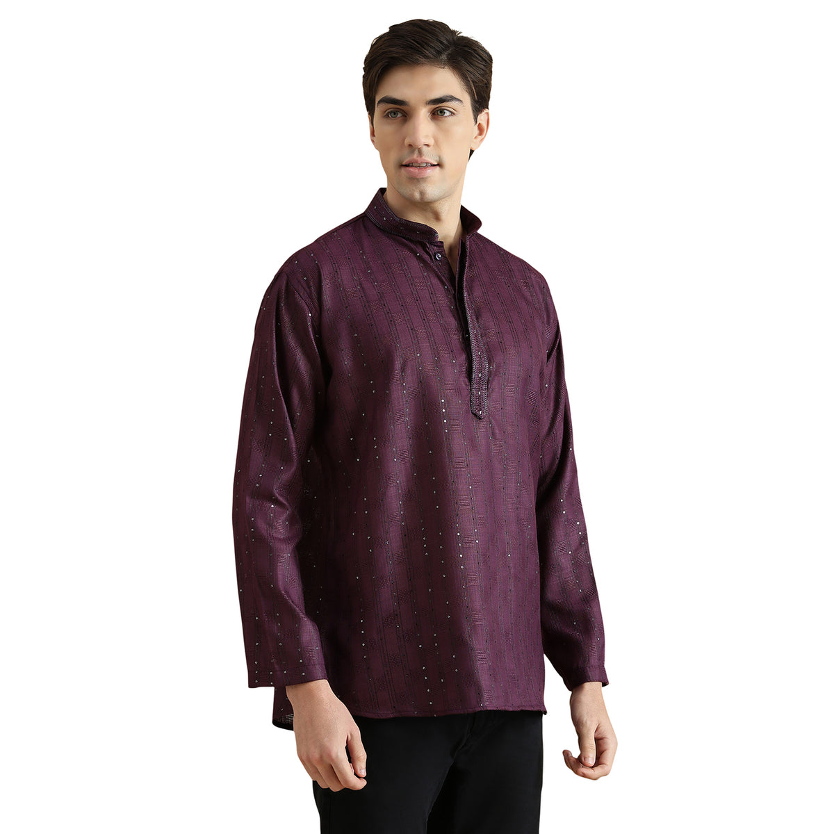 Zaid Silk Short Kurta