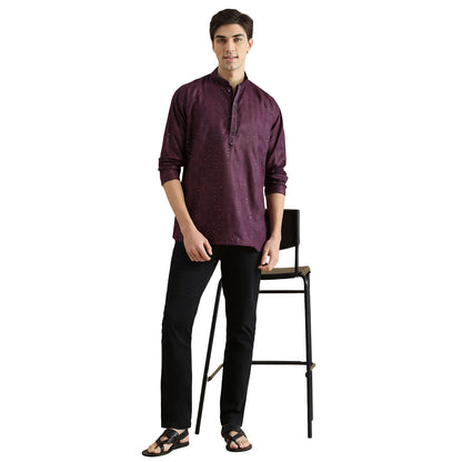 Zaid Silk Short Kurta