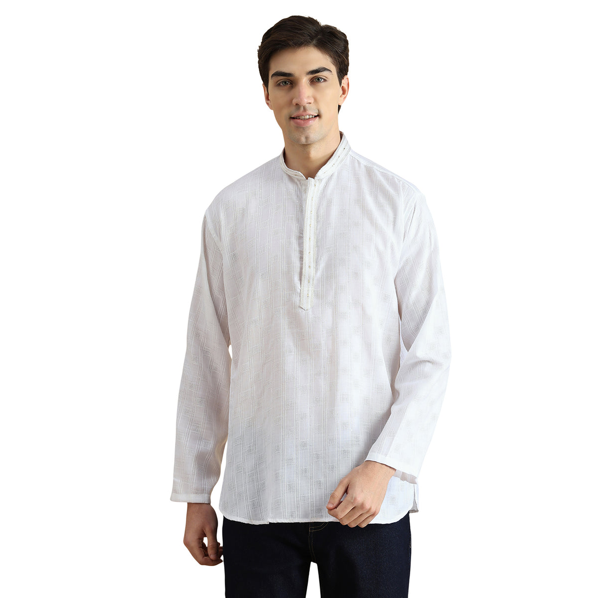 Zaid Silk Short Kurta