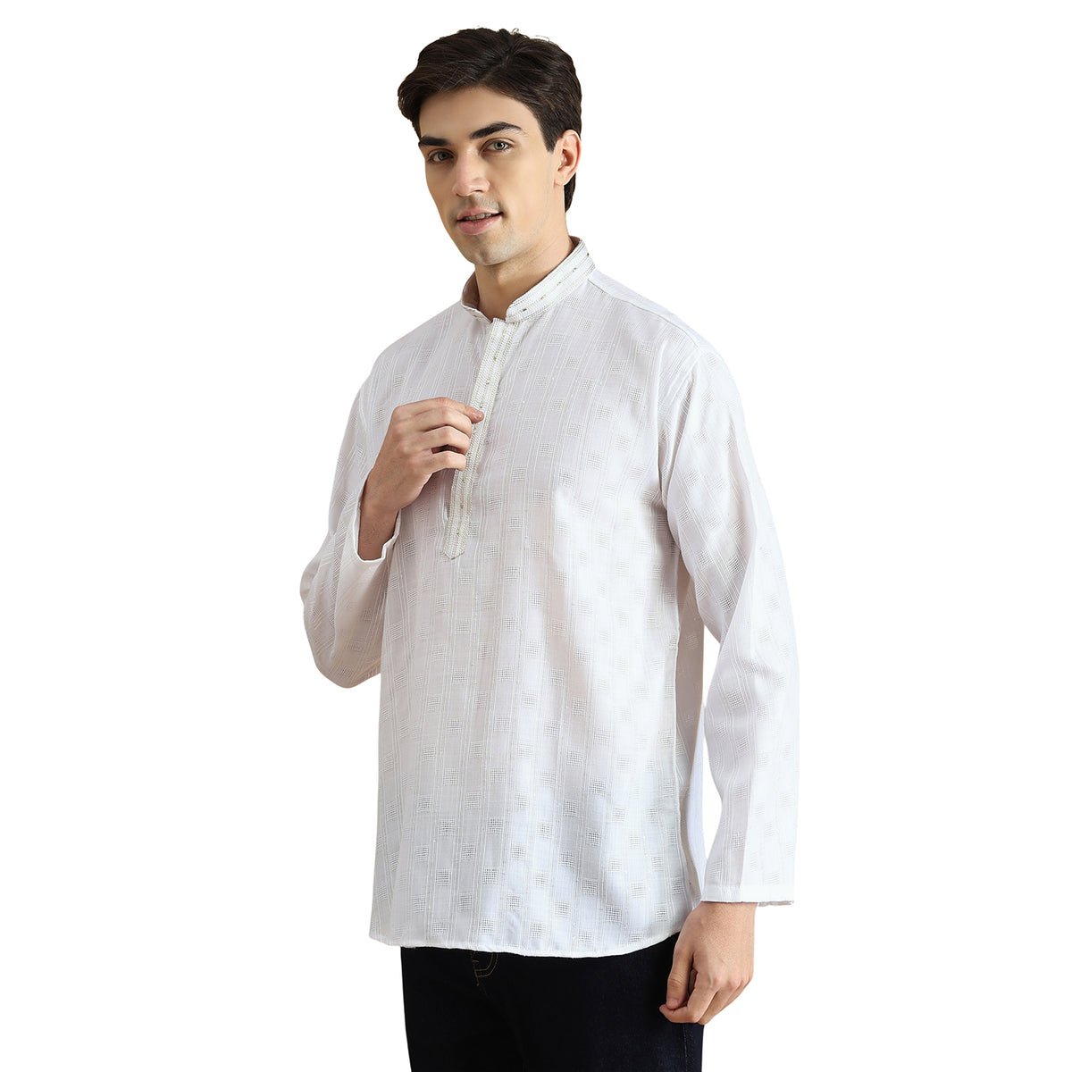 Zaid Silk Short Kurta